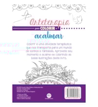 Livro Grampeado Arteterapia para colorir e acalmar