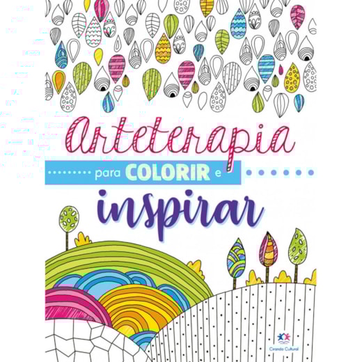 Livro Grampeado Arteterapia para colorir e inspirar