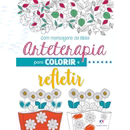 Livro Grampeado Arteterapia para colorir e refletir