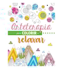 Livro Grampeado Arteterapia para colorir e relaxar