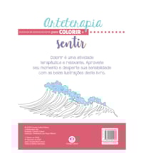 Livro Grampeado Arteterapia para colorir e sentir
