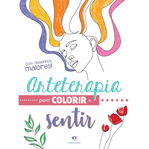 Livro Grampeado Arteterapia para colorir e sentir