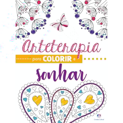 Livro Grampeado Arteterapia para colorir e sonhar
