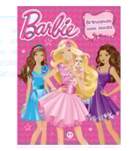 Livro Grampeado Barbie - Brincando com moda