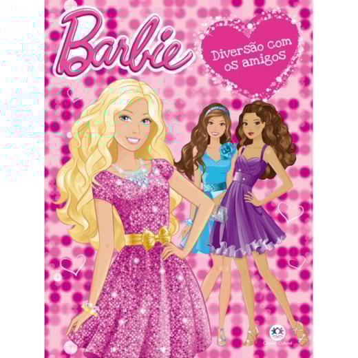 Livro Grampeado Barbie - Diversão com os amigos