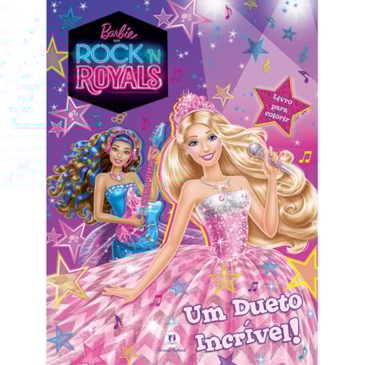 Livro Grampeado Barbie em Rock n Royals - Um dueto incrível