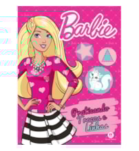 Livro Grampeado Barbie - Praticando traços e linhas
