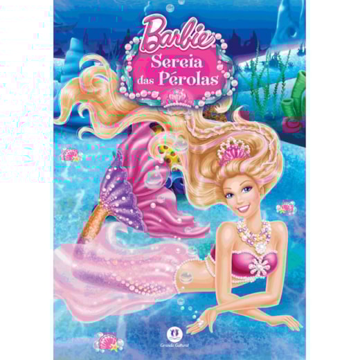 Livro Grampeado Barbie - Sereia das pérolas