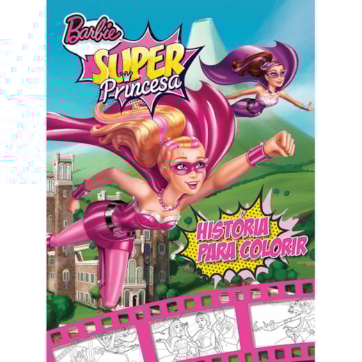 Livro Grampeado Barbie superprincesa