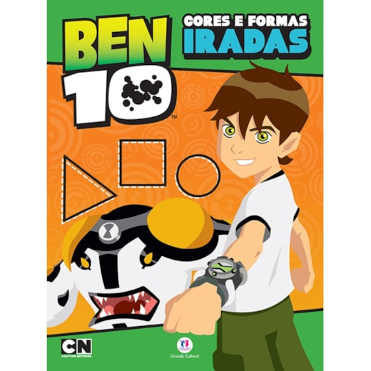 Livro Grampeado Ben 10 - Cores e formas iradas