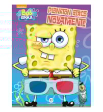 Livro Grampeado Bob Esponja - Plankton ataca novamente