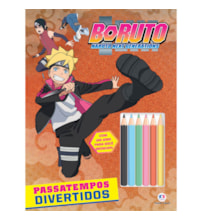 Livro Grampeado Boruto - Passatempos divertidos