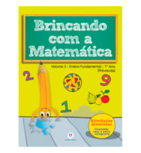 Livro Grampeado Brincando com a matematica