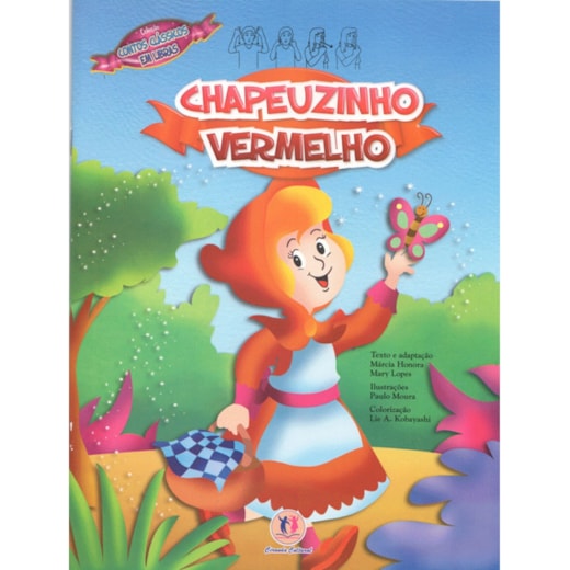 Livro Grampeado Chapeuzinho Vermelho