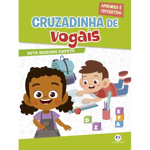Livro Grampeado Cruzadinha de vogais