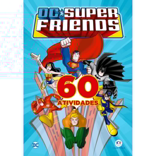 Livro Grampeado DC Super Friends - 60 atividades