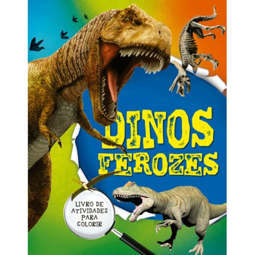 Livro Grampeado Dinos ferozes - Livro 1