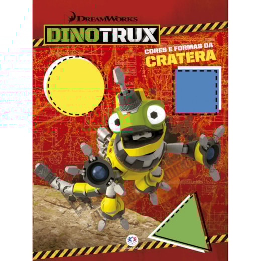 Livro Grampeado Dinotrux - Cores e formas da cratera