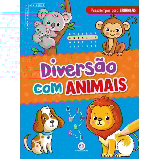 Livro Grampeado Diversão com animais