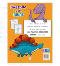 Livro Grampeado Diversão com dinos