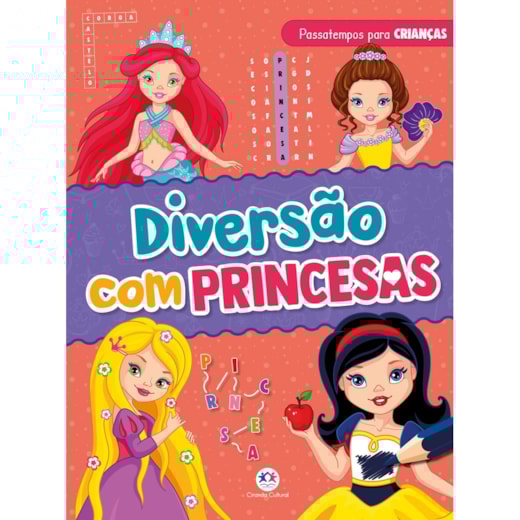 Livro Grampeado Diversão com princesas