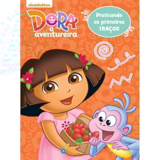 Livro Grampeado Dora, a Aventureira - Praticando os primeiros traços