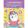 Livro Grampeado Formas e cores com unicórnios