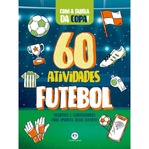 Livro Grampeado Futebol - 60 atividades