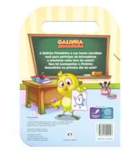 Livro Grampeado Galinha Pintadinha - Brincando de colorir