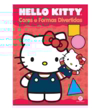 Livro Grampeado Hello Kitty - Cores e formas divertidas