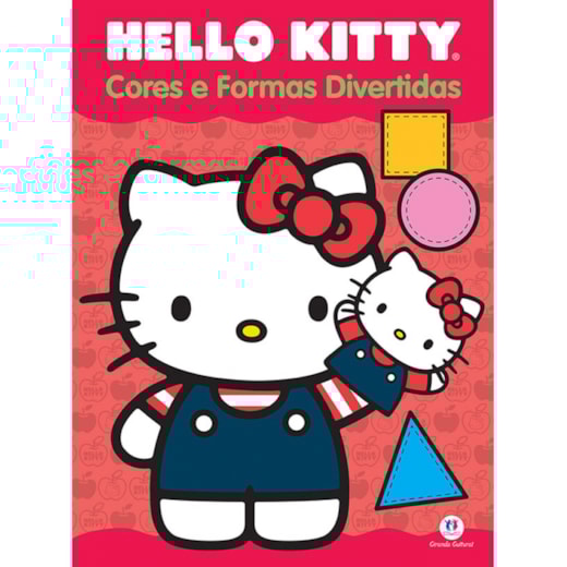 Livro Grampeado Hello Kitty - Cores e formas divertidas