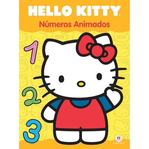 Livro Grampeado Hello Kitty - Números animados