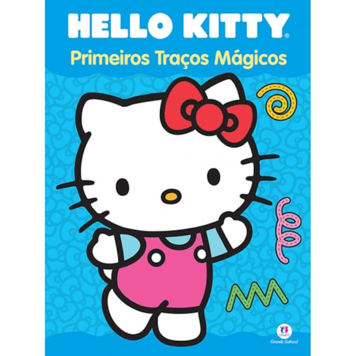Livro Grampeado Hello Kitty - Primeiros traços mágicos