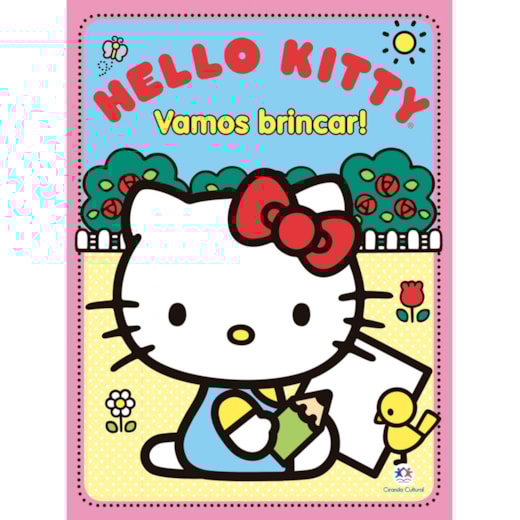 Livro Grampeado Hello Kitty - Vamos brincar