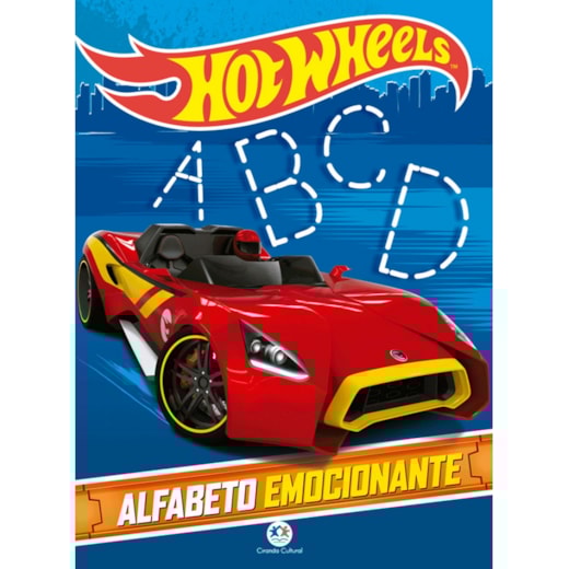 Livro Grampeado Hot Wheels - Alfabeto emocionante