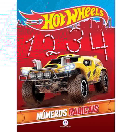 Livro Grampeado Hot Wheels - Números radicais