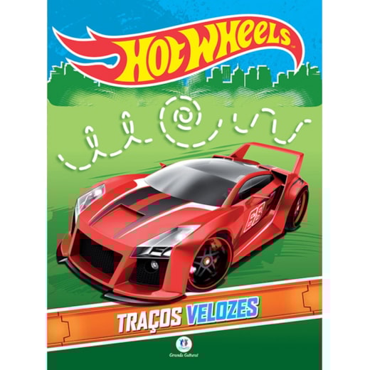 Livro Grampeado Hot Wheels - Traços velozes
