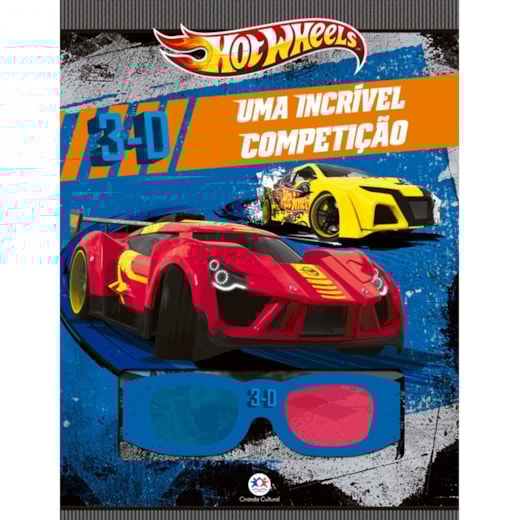 Livro Grampeado Hot Wheels - Uma incrível competição