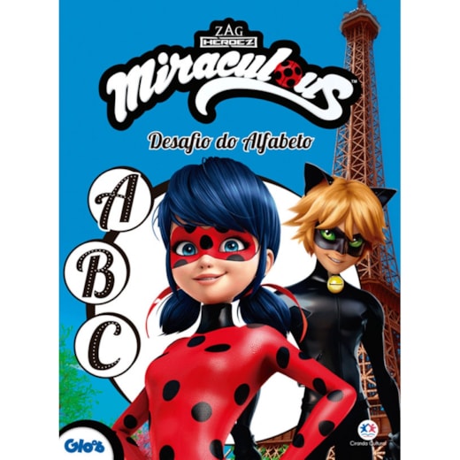 Livro Grampeado Ladybug - Desafio do alfabeto