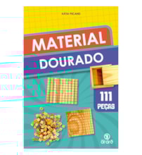 Livro Grampeado Material dourado - livro com peças