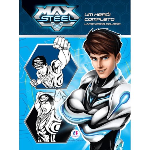 Livro Grampeado Max Steel - Um herói completo