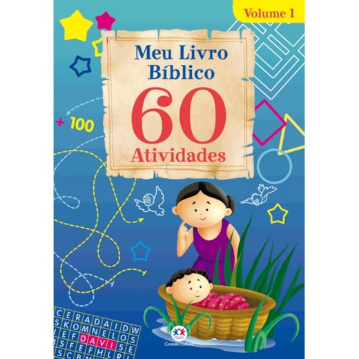 Livro Grampeado Meu livro bíblico 60 atividades - Vol.1