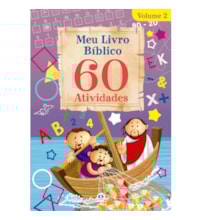Livro Grampeado Meu livro bíblico 60 atividades - Vol.2 Livro Grampeado Meu livro bíblico 60 atividades - Vol.2