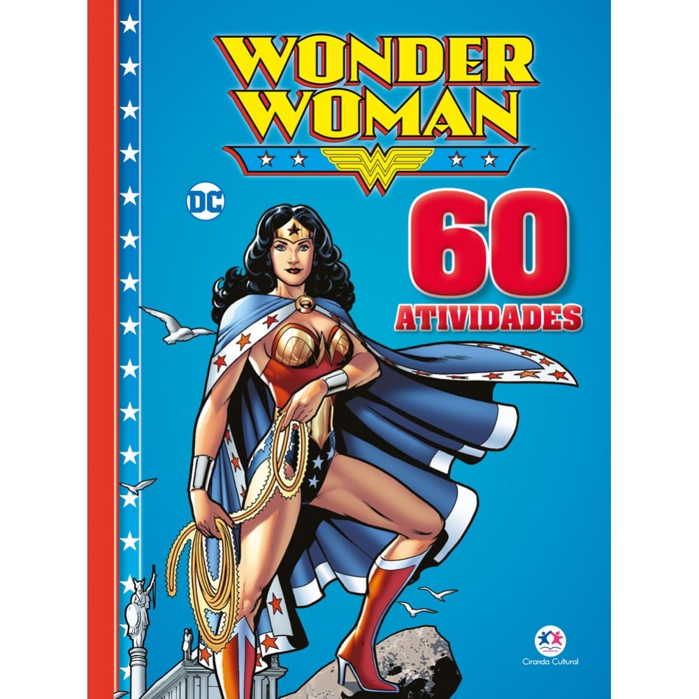 Livro Grampeado Mulher Maravilha - 60 atividades - Ciranda Cultural