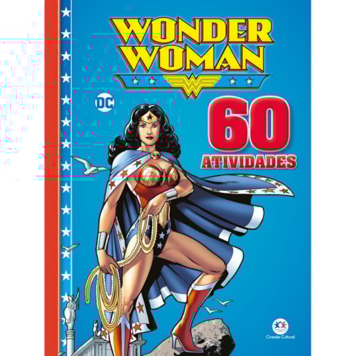 Livro Grampeado Mulher Maravilha - 60 atividades