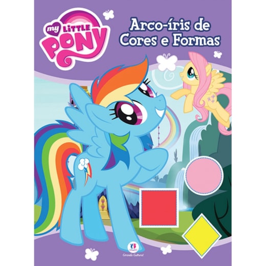 Livro Grampeado My Little Pony - Arco-íris de cores e formas