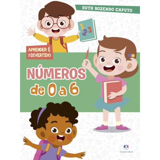 Livro Grampeado Números de 0 a 6