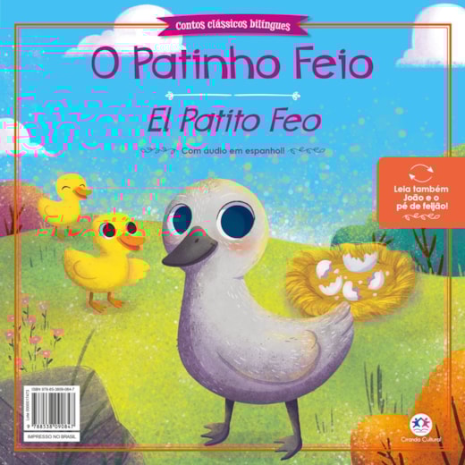 Livro Grampeado O patinho feio e João e o pé de feijão