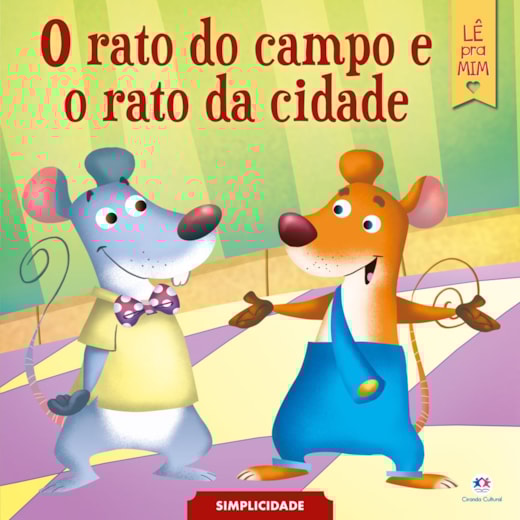 Livro Grampeado O rato do campo e o rato da cidade