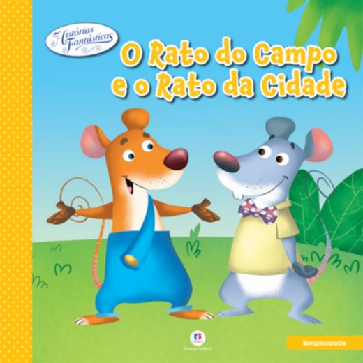 Livro Grampeado O rato do campo e o rato da cidade